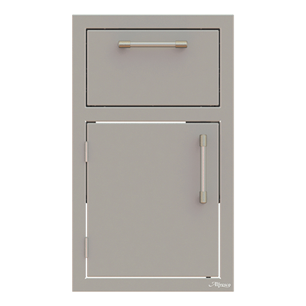 Alfresco 17-Inch Drawer & Door Combo - AXE-DDR-L/R-SC - Left