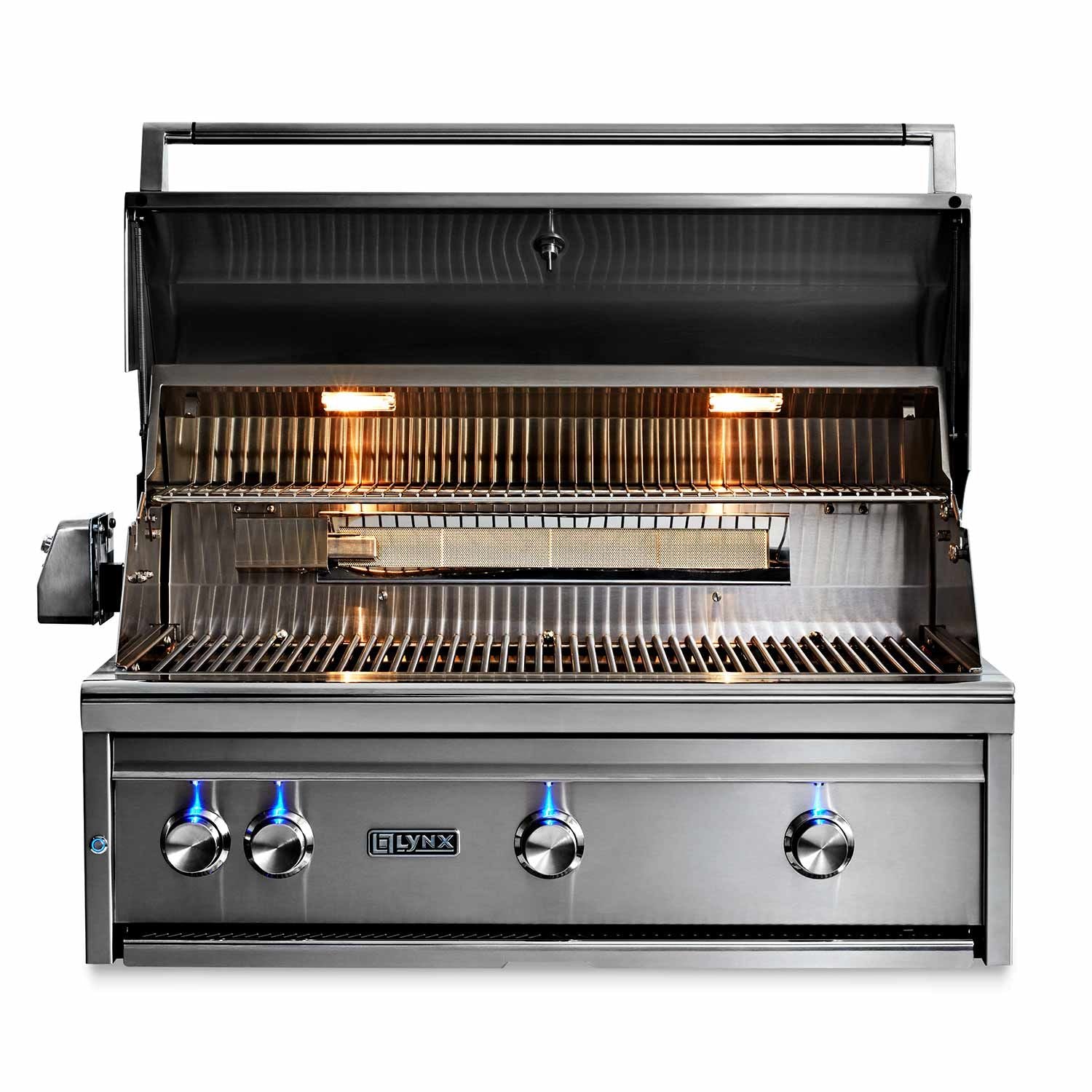 Lynx 36-Inch Built-In Professional Gas Grill with All Trident Infrared Burners - L36ATR-LP/NG - Natural Gas