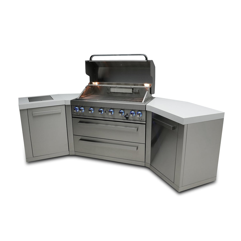 Mont Alpi 805 BBQ Grill Island with V-Shape - MAi805-45