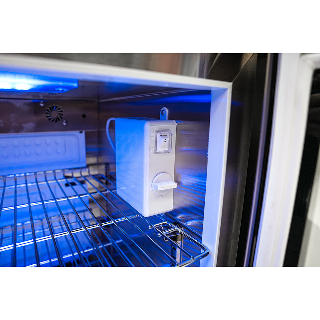 Mont Alpi 805 BBQ Grill Island with L-Shape, Kegerator & Beverage Center - MAi805-90KEGBEV