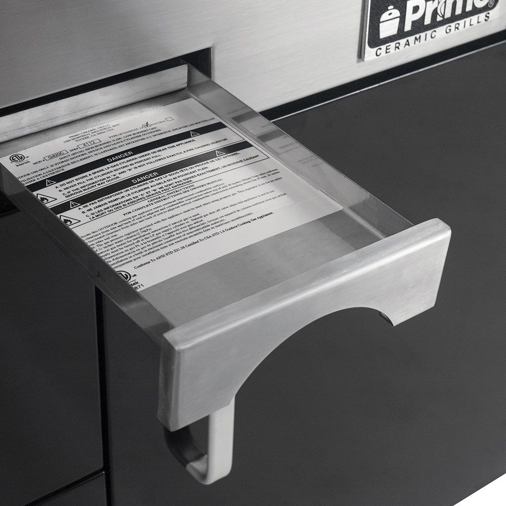 Primo Oval G420 36-Inch Ceramic Built-In Kamado Gas Grill