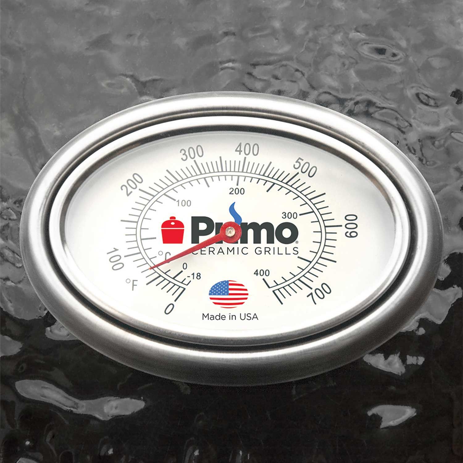 Primo Oval Large 300 Ceramic Kamado Grill with Cradle & Side Shelves