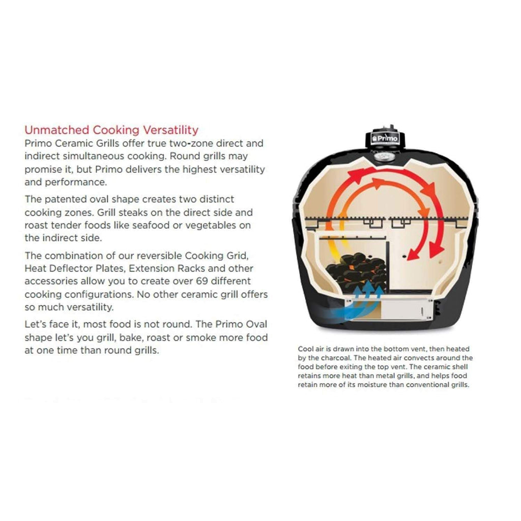 Primo Oval Large 300 Ceramic Kamado Grill