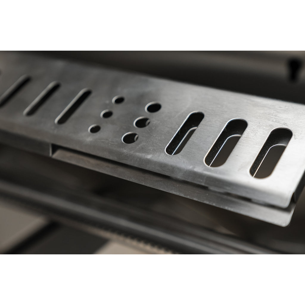 Mont Alpi 400 Deluxe BBQ Grill Island with Beverage Center, Kamado Module, Extra Storage & Fridge - MAi400-DBEVFCKAMXL